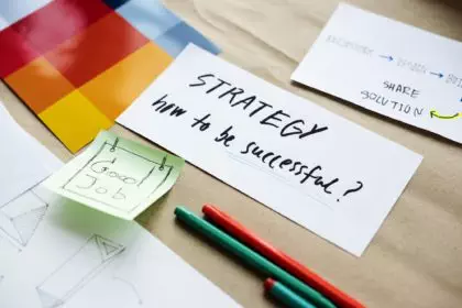 Startup Business Strategy How to Be Successful Writing on Paper